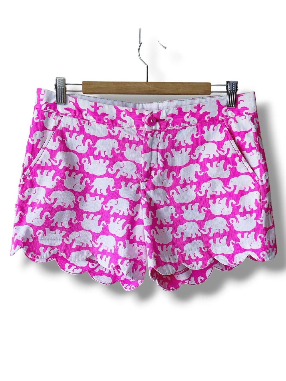 Lilly Pulitzer Pop Pink Tusk In Sun Buttercup Shorts Size 4 - Picture 2 of 10